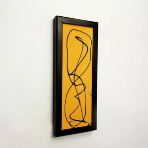 Tangerine Serenity Framed in Black
