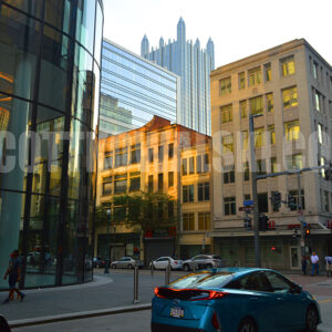 Wood Street and Fifth Avenue (Print)