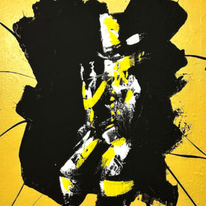 Clown Smoking Cigar #2 (print)