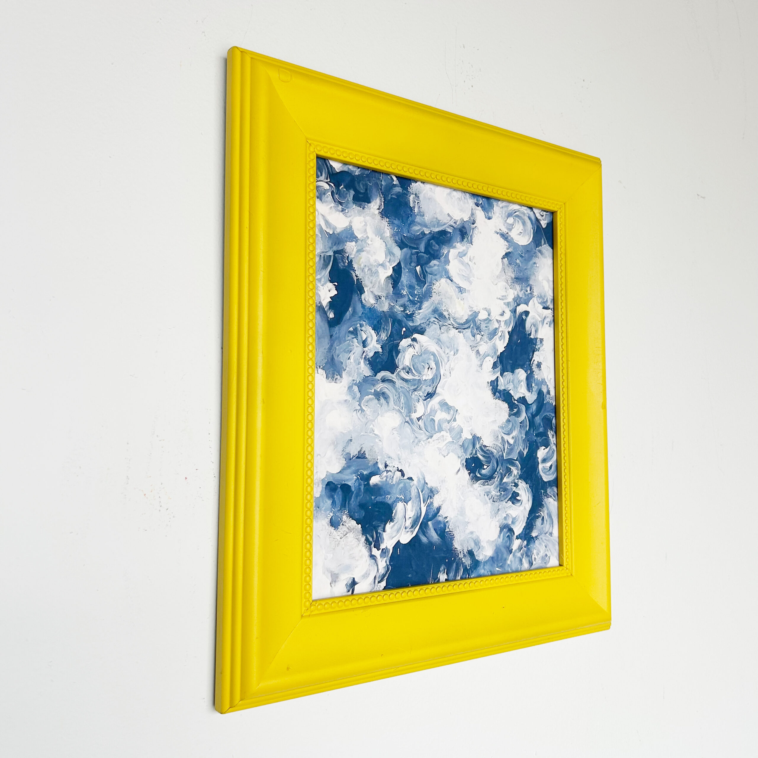Sometimes you have to finger paint clouds ( Framed Print ) -2